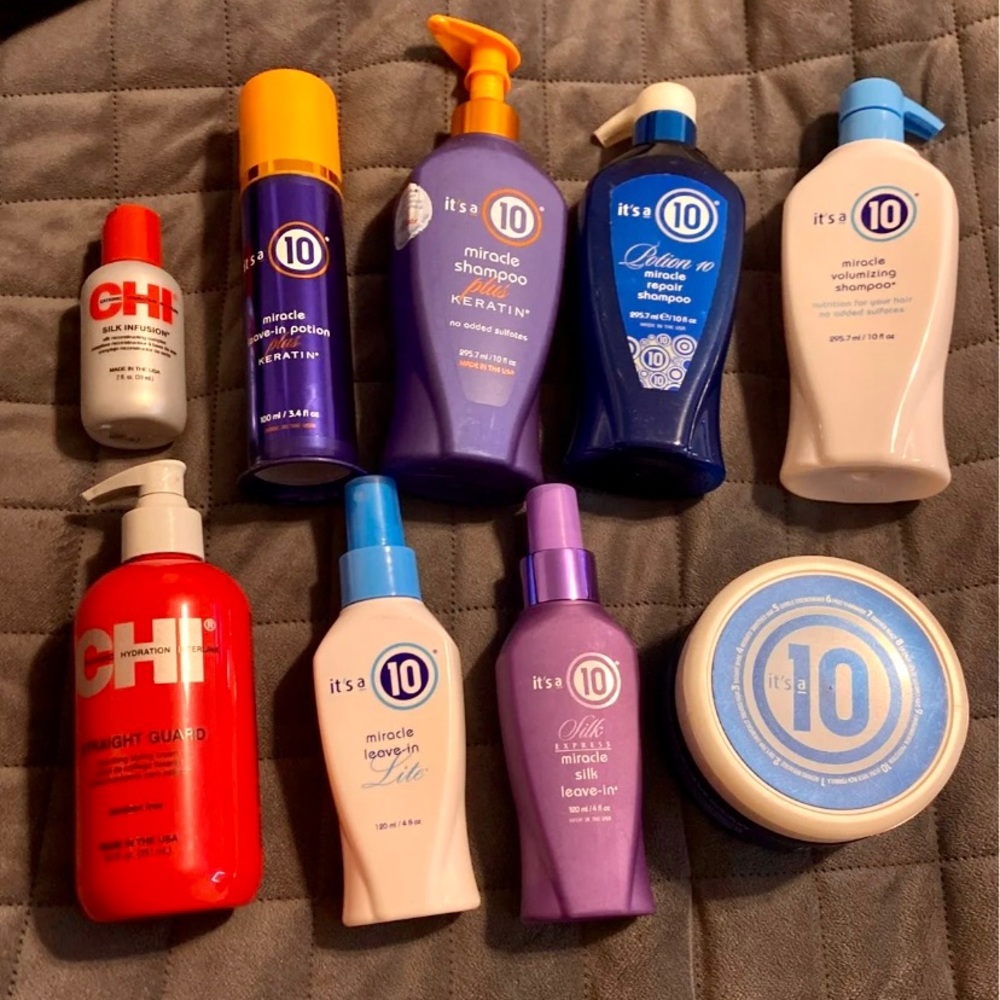 It’s a 10 and Chi bundle! Retail value is $240+